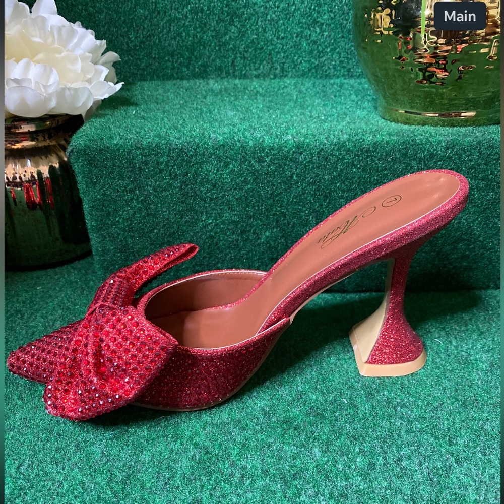 Dress Me Up In Sparkles Red Heels